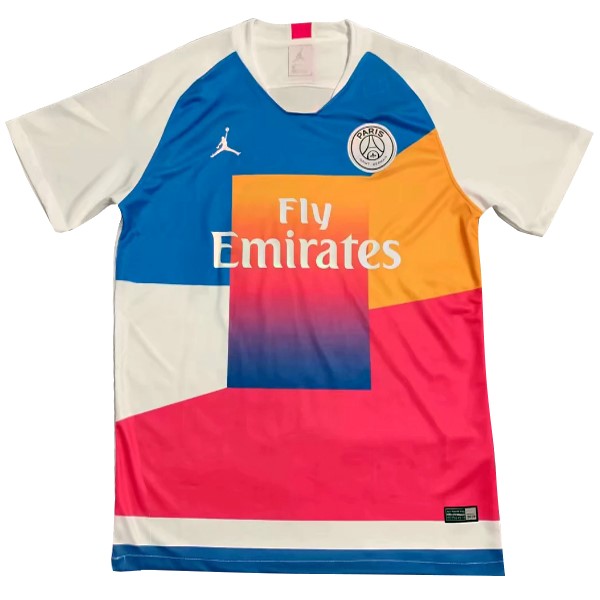 Jordan Trikot Trainingsshirt Paris Saint Germain 2018-19 Blau Rote Fussballtrikots Günstig